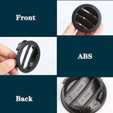 Mercedes Benz 212 Front AC Vent Dashboard Left & Right Set 21283103599051 Black Round